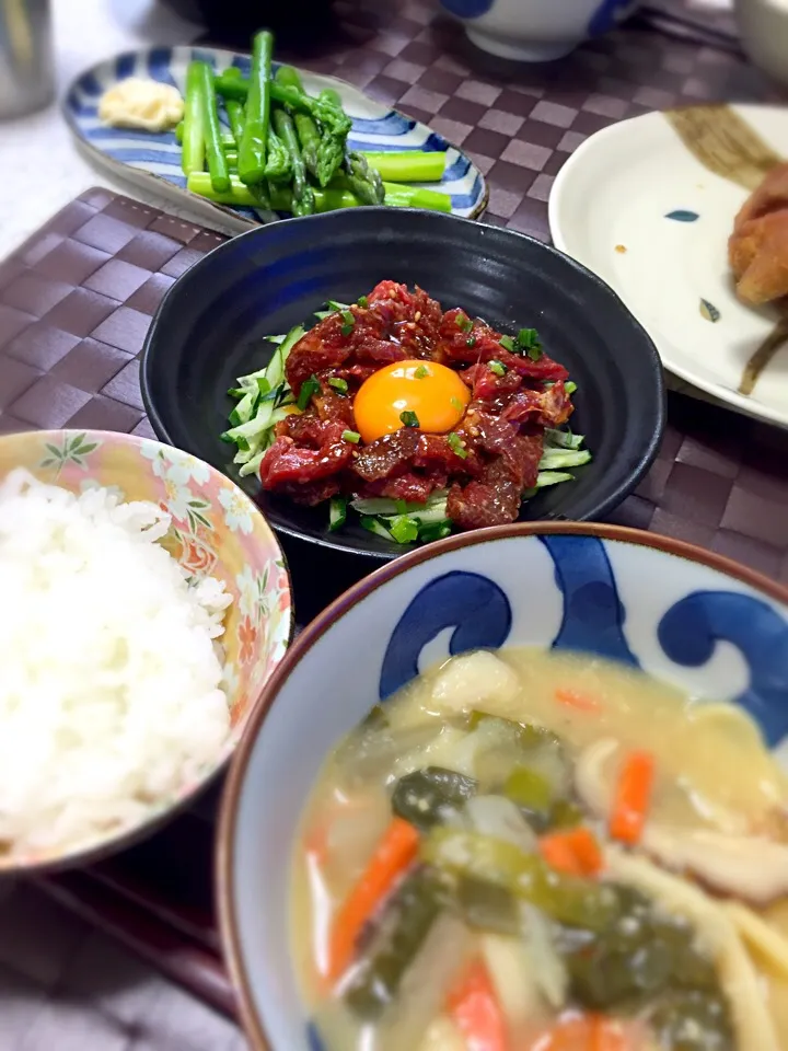 6／7 晩ご飯|野尻湖さん