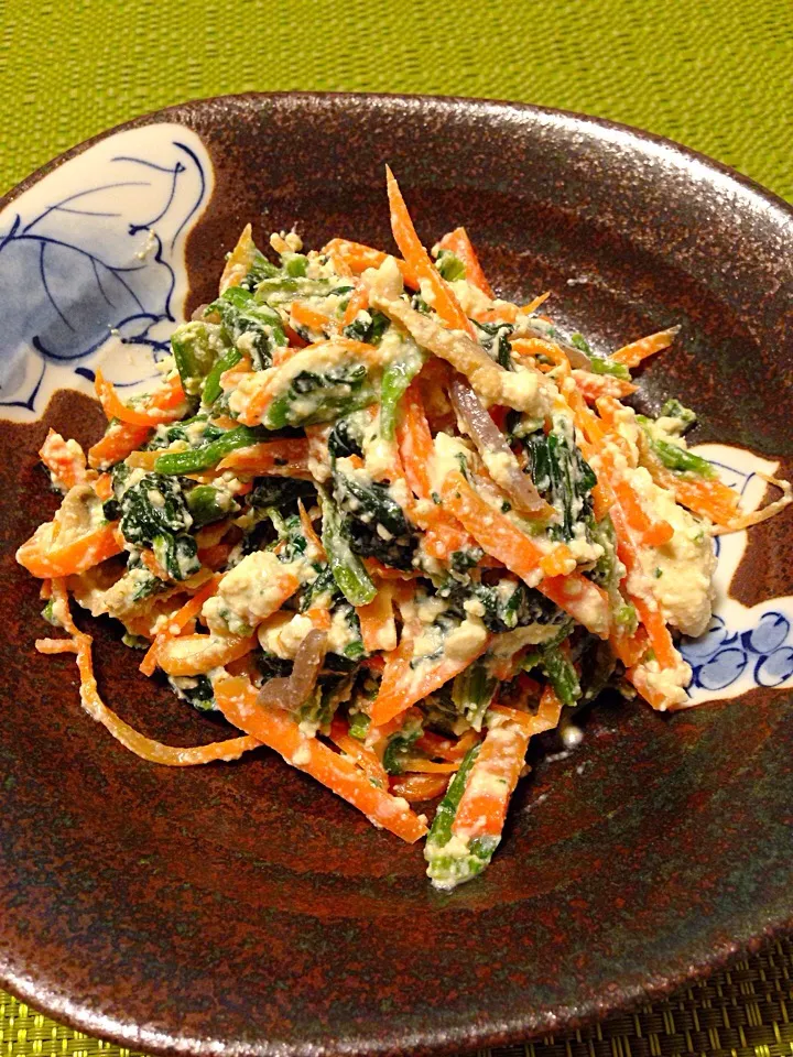 具沢山白和え|あっこぷーさん