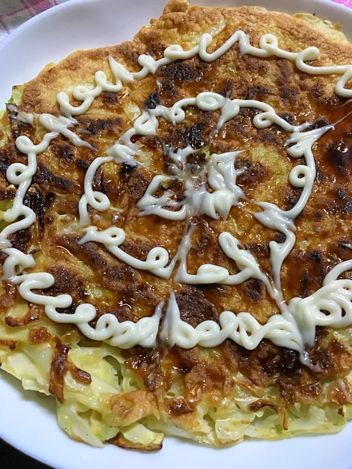 キャベツ焼き|🐶たぬとんキッチンさん