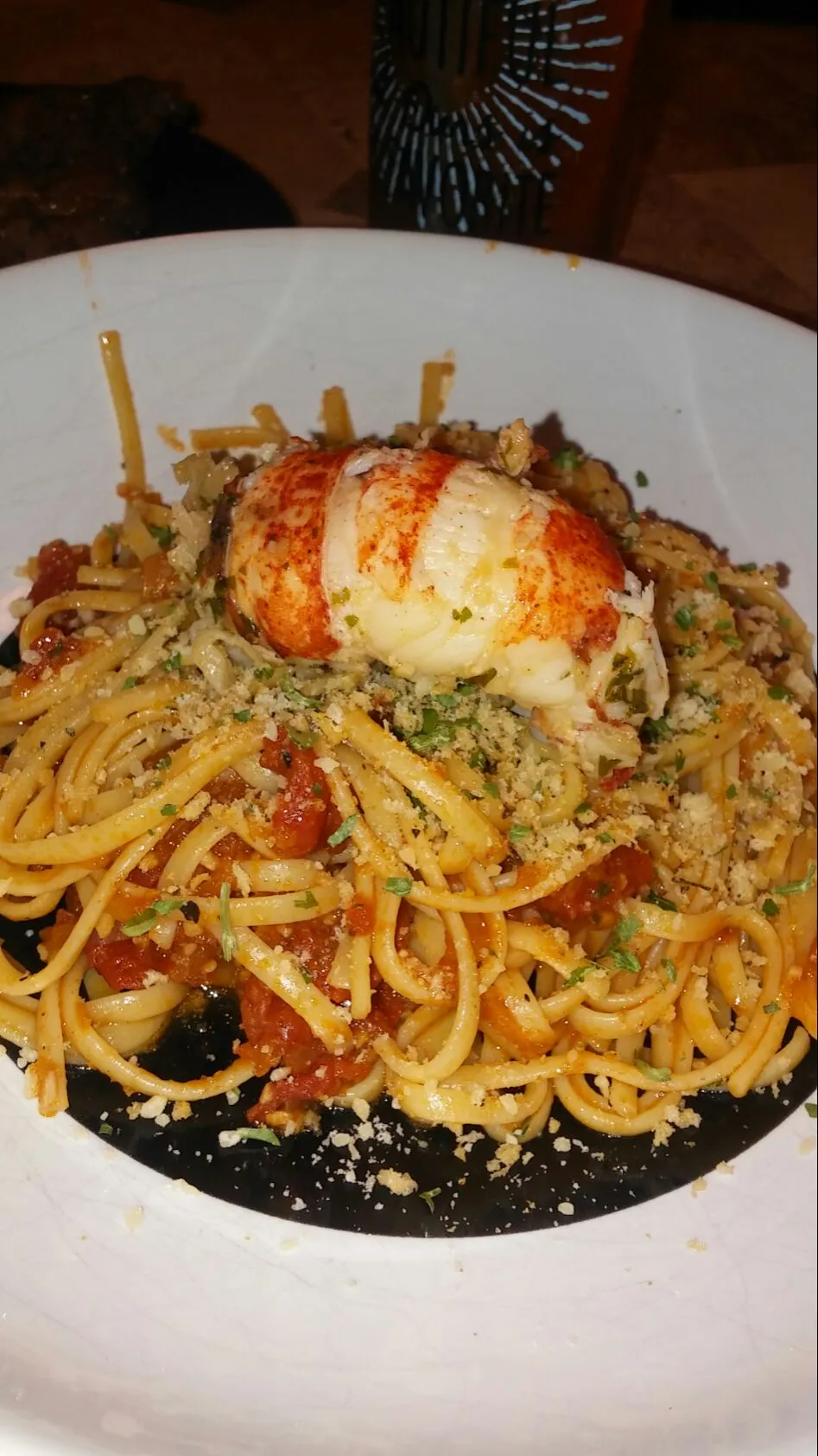 Linguine a la Vodka with Garlic Parsley Butter Poached Lobster Tail|Courtney Alizabet Riess Handelさん