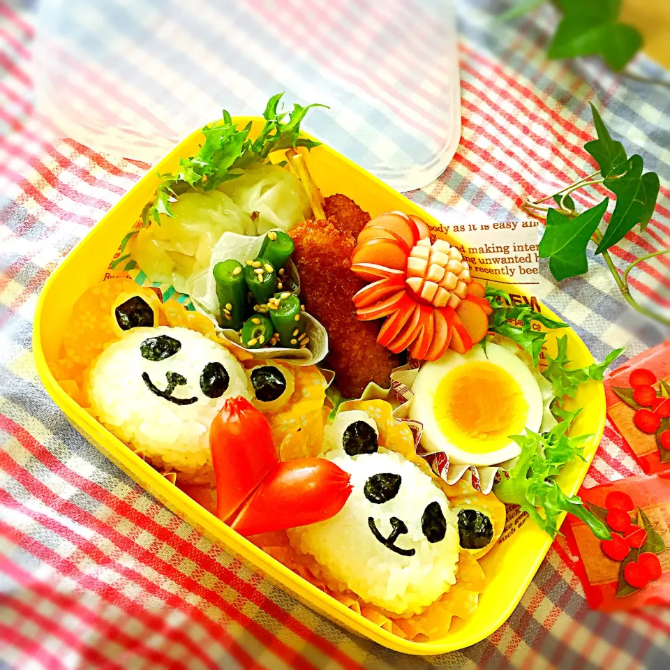 🐼お弁当💕|かぼ(≡'・'≡)さん