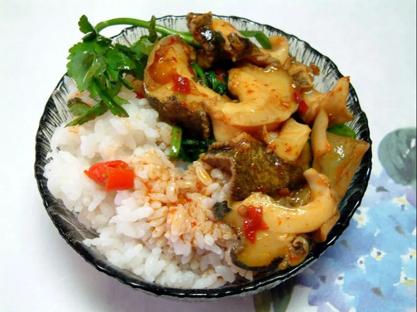 saute conch in chili sauce|steven z.y.さん