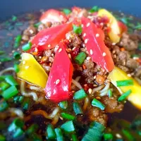 Snapdishの料理写真:イカスミBLACK担々麺 “Keema”❗️
オリジナルです〜♪|Hisashi Yoshidaさん