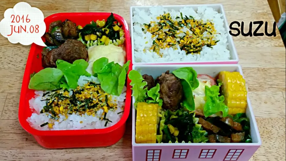 #jkお弁当
 #2人分|suzuさん