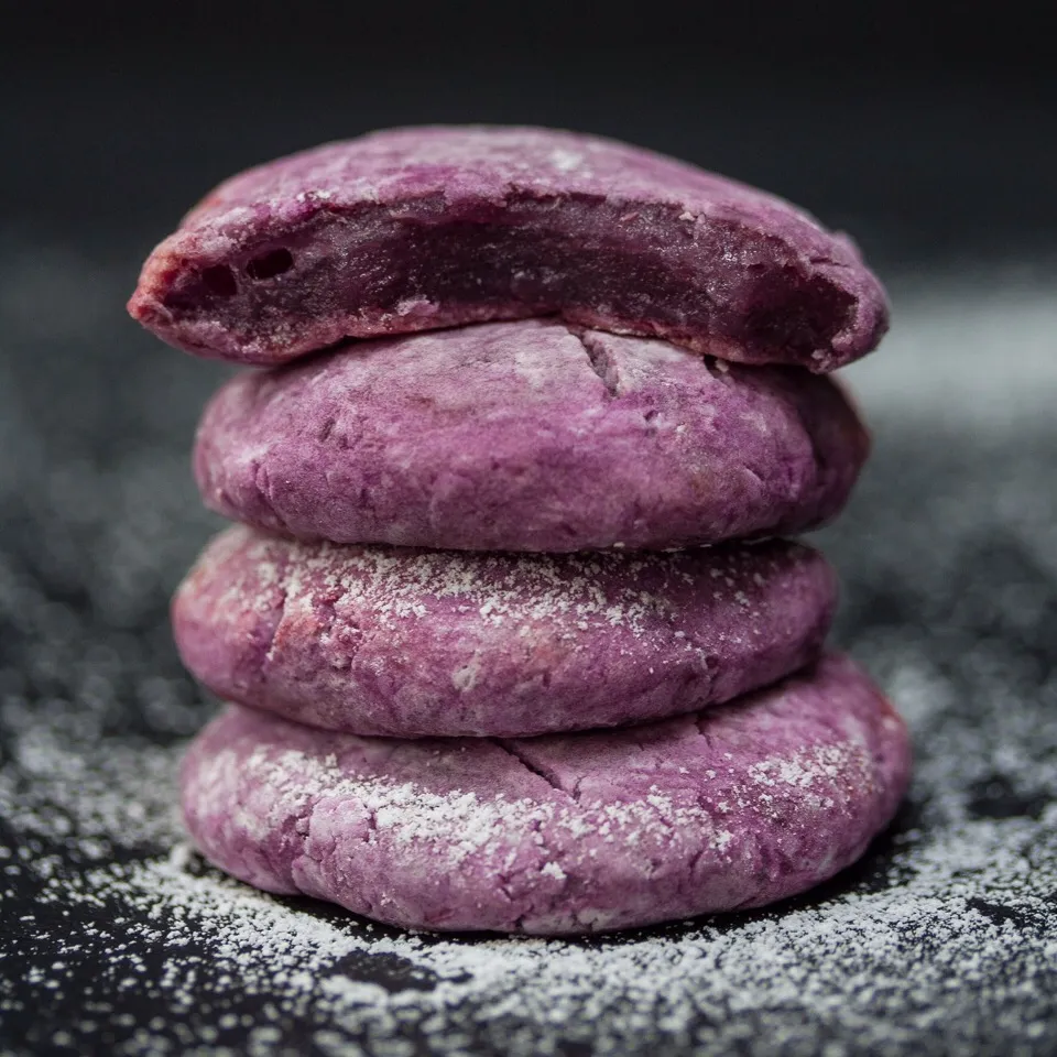 Purple Sweet Potato and Tapioca Snack. 紫サツマイモやタピオカスナック|Asianfoodadventureさん