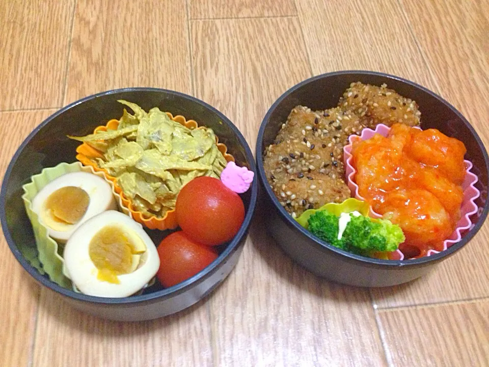 Snapdishの料理写真:旦那ちゃん弁当♥️|ちゃびきゅさん