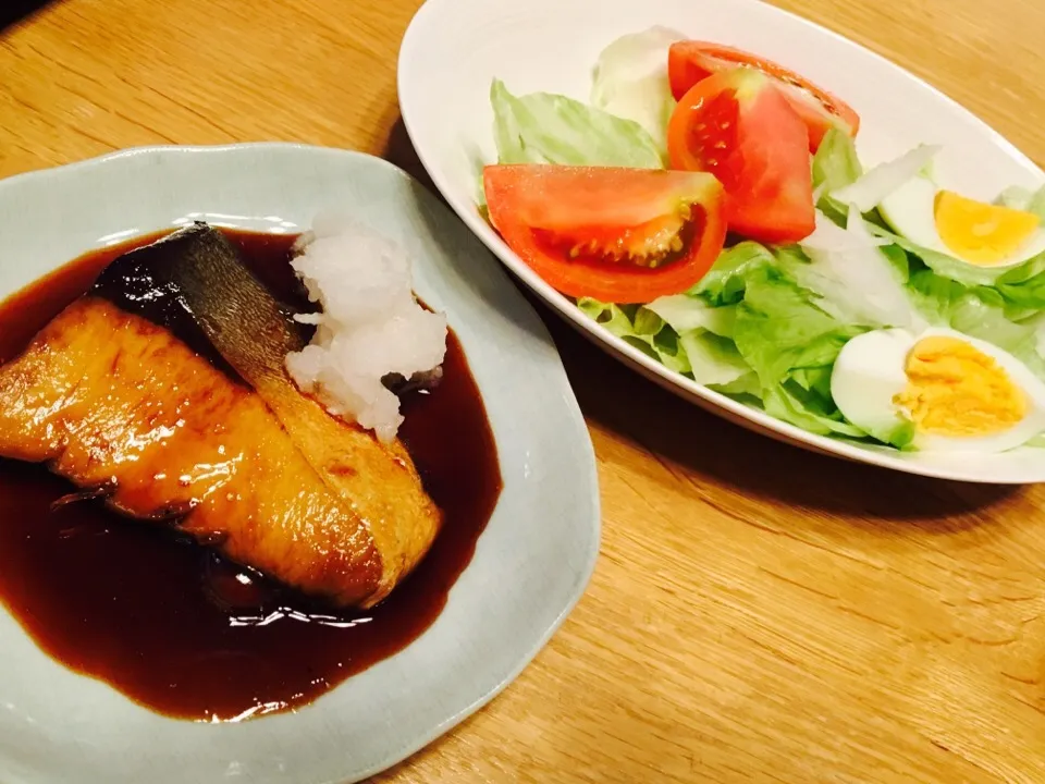 ぶりの照り焼きฅˆ•ﻌ•ˆฅ煮詰めたソースとの相性が好きです✨|シャム猫さん