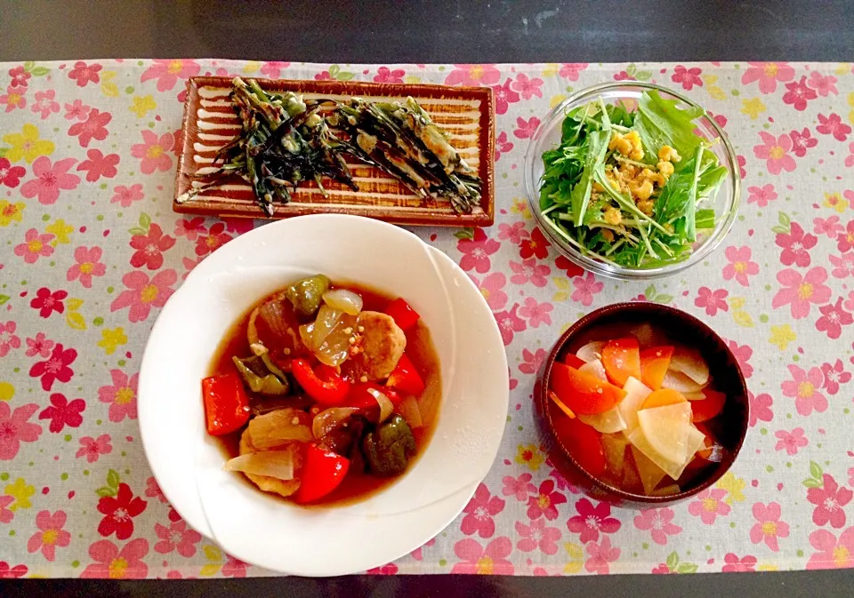 ベジ料理♡豆腐の酢豚風のご飯|みよさん