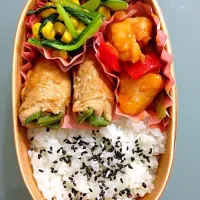 今日のつめるだけ弁当 次女用|かりんとうさん