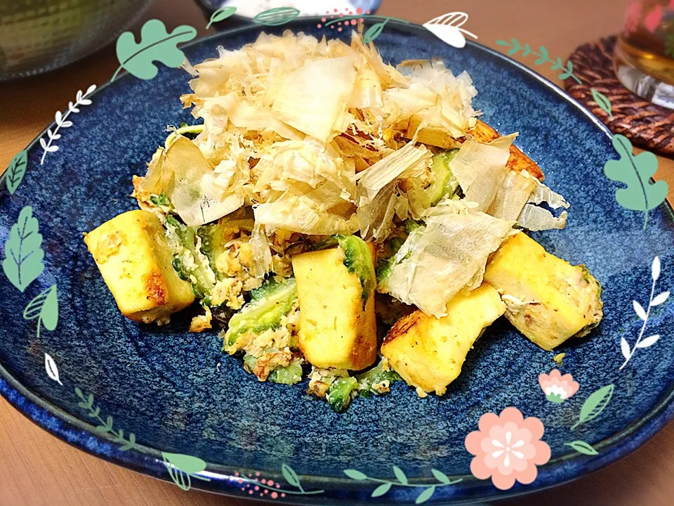 ゆりえさんの料理 またまた高野豆腐deゴーヤチャンプル|みきぴょん♪さん