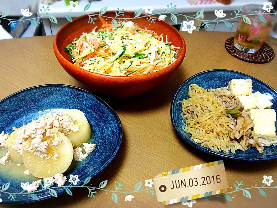 6/3の夕ご飯🍴|みきぴょん♪さん