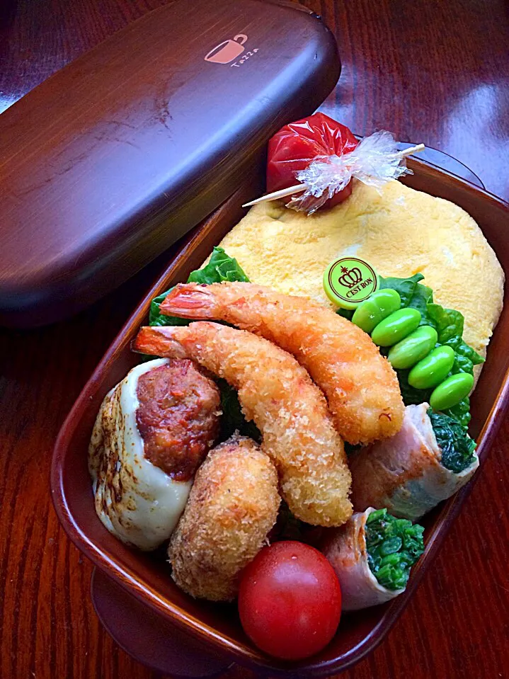 Snapdishの料理写真:オムライス弁当|二キィさん