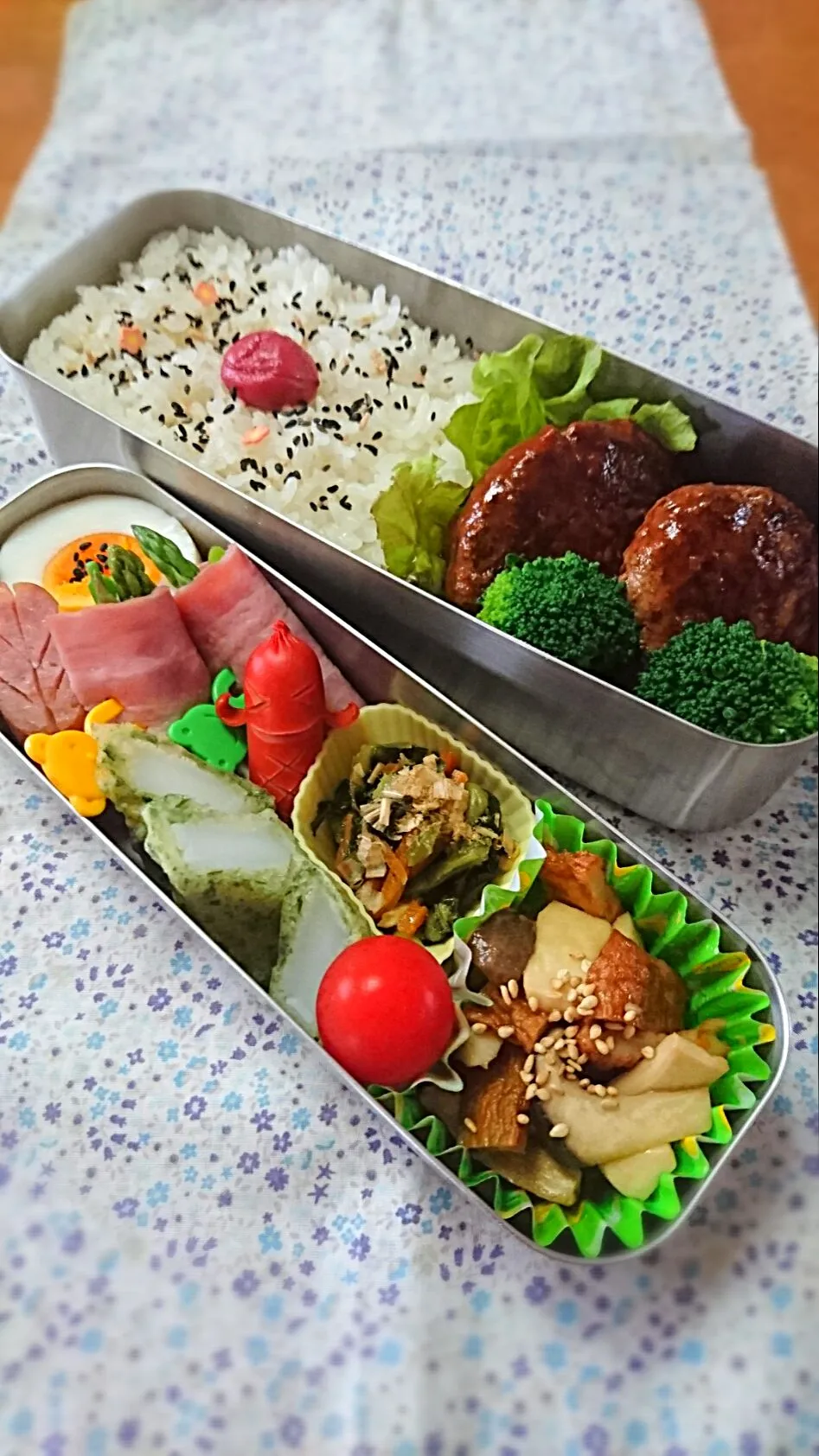 Snapdishの料理写真:６月９日 高１長男弁当🍀|ゆきこさん