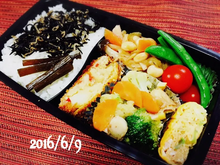 まごわやさしいを意識したお弁当〜No.22〜高2息子弁当〜|じゅんけさん