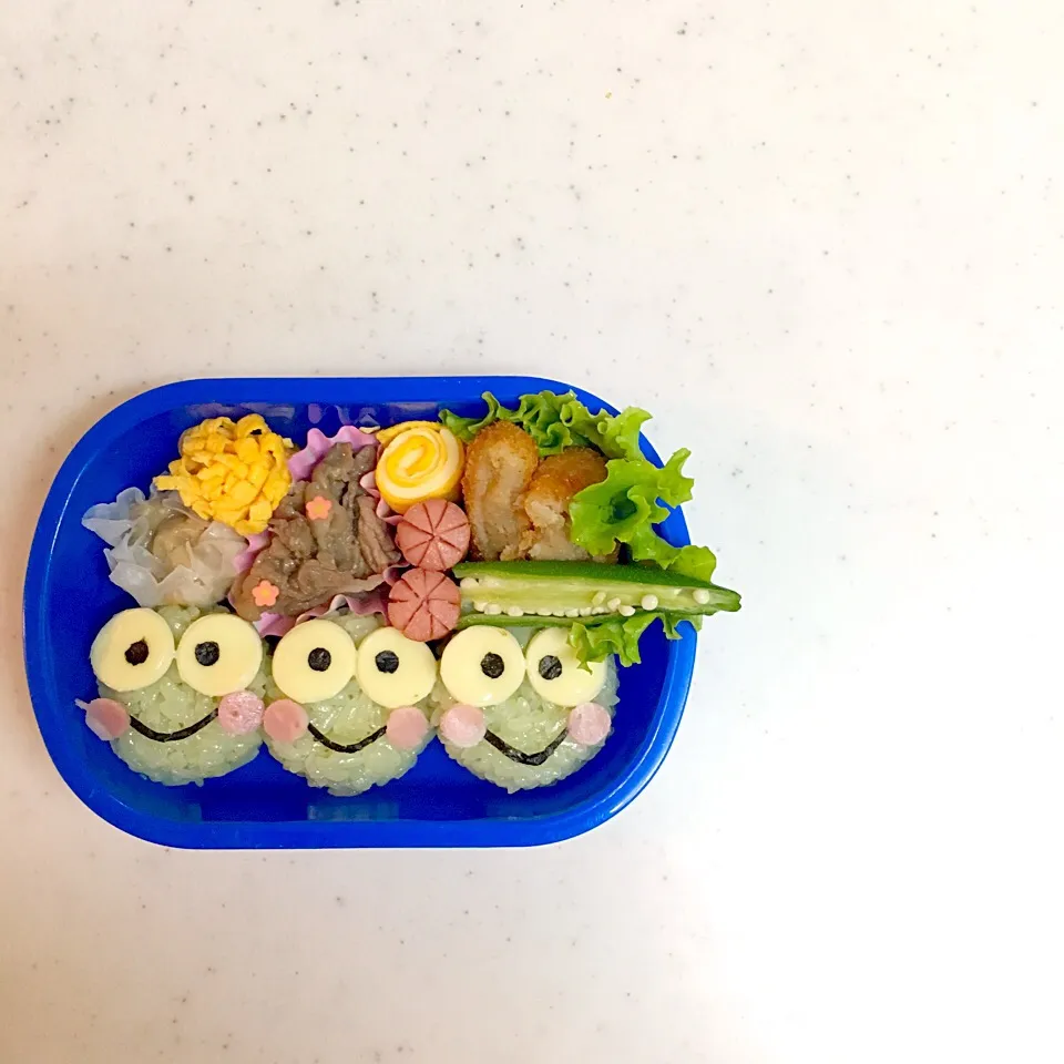 Snapdishの料理写真:ケロケロケロッピー弁当|ひぃちゃんさん