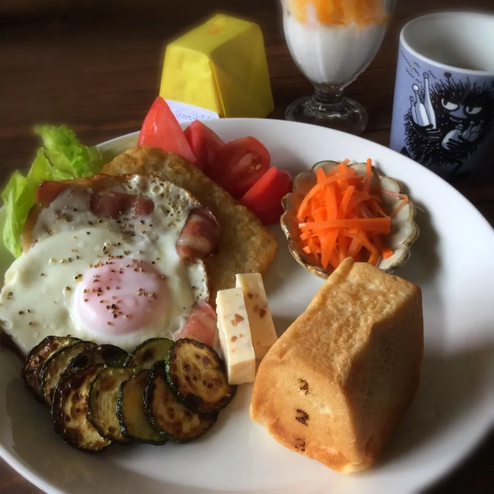 Snapdishの料理写真:今日の朝ごはん|ぺんぎんさん