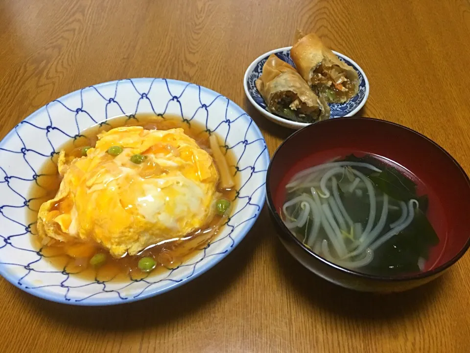 カニ玉定食|ほろほろさん