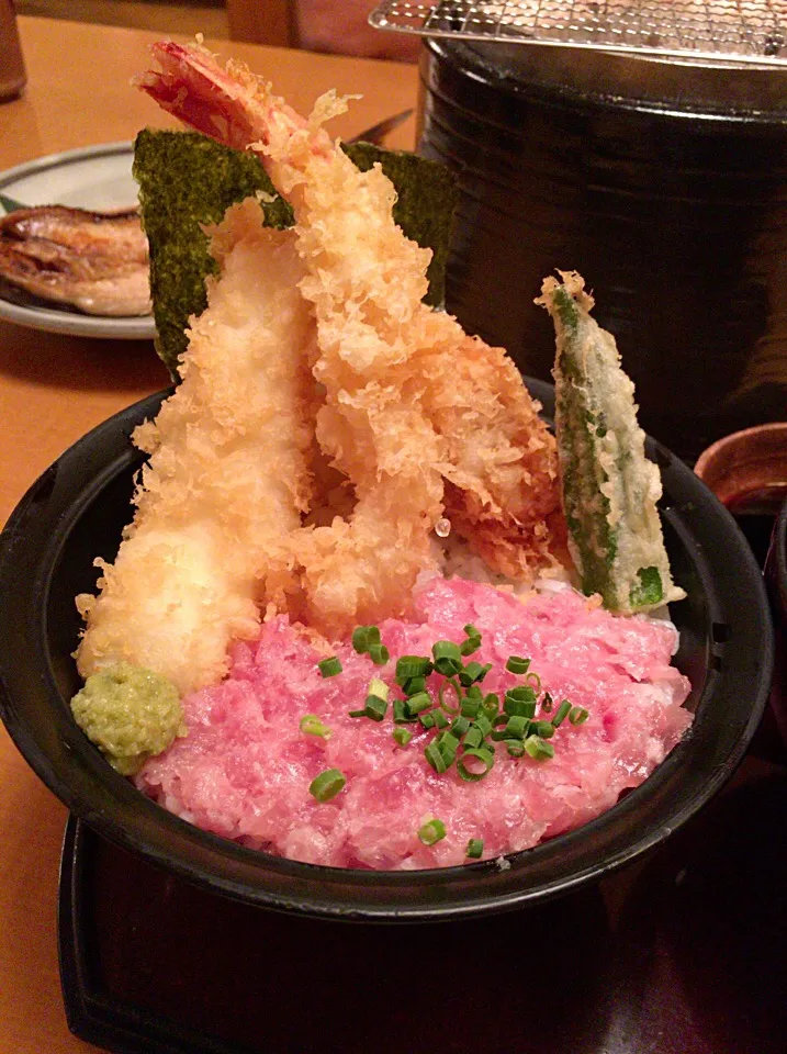 ねぎとろ天丼😍|ゆかりさん