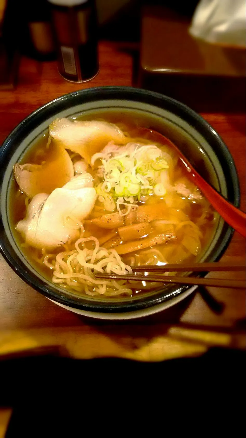 酒田のラーメン。満月のワンタン麺💕うまーー|ちはるさん