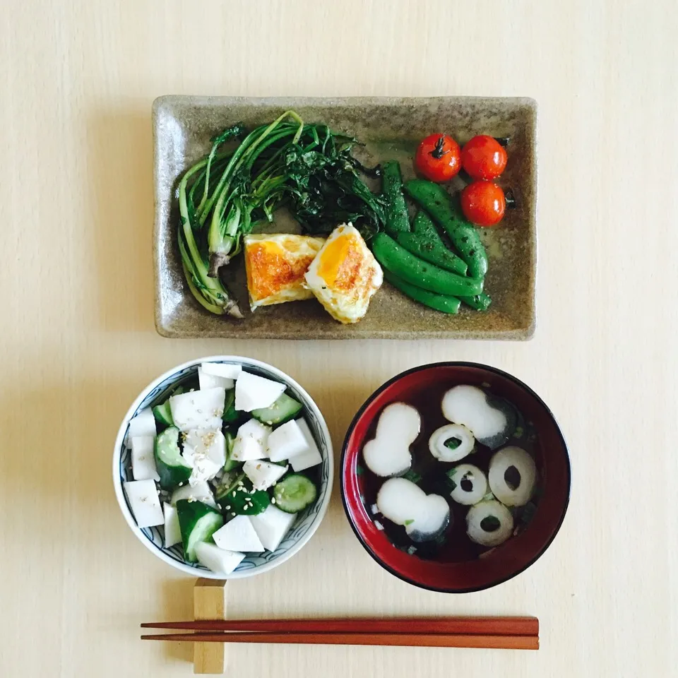 朝ごはん|長い谷の川さん