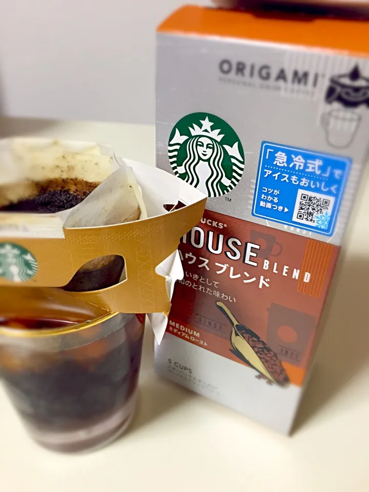 Snapdishの料理写真:スターバックスオリガミ®ハウスブレンド☕️初モニター当選😋やった〜☕️|よこたんさん