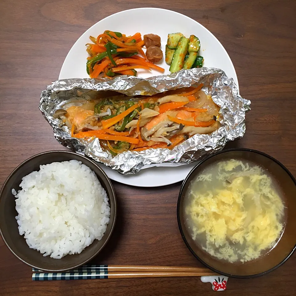 シャケのホイル焼き定食|muu.さん