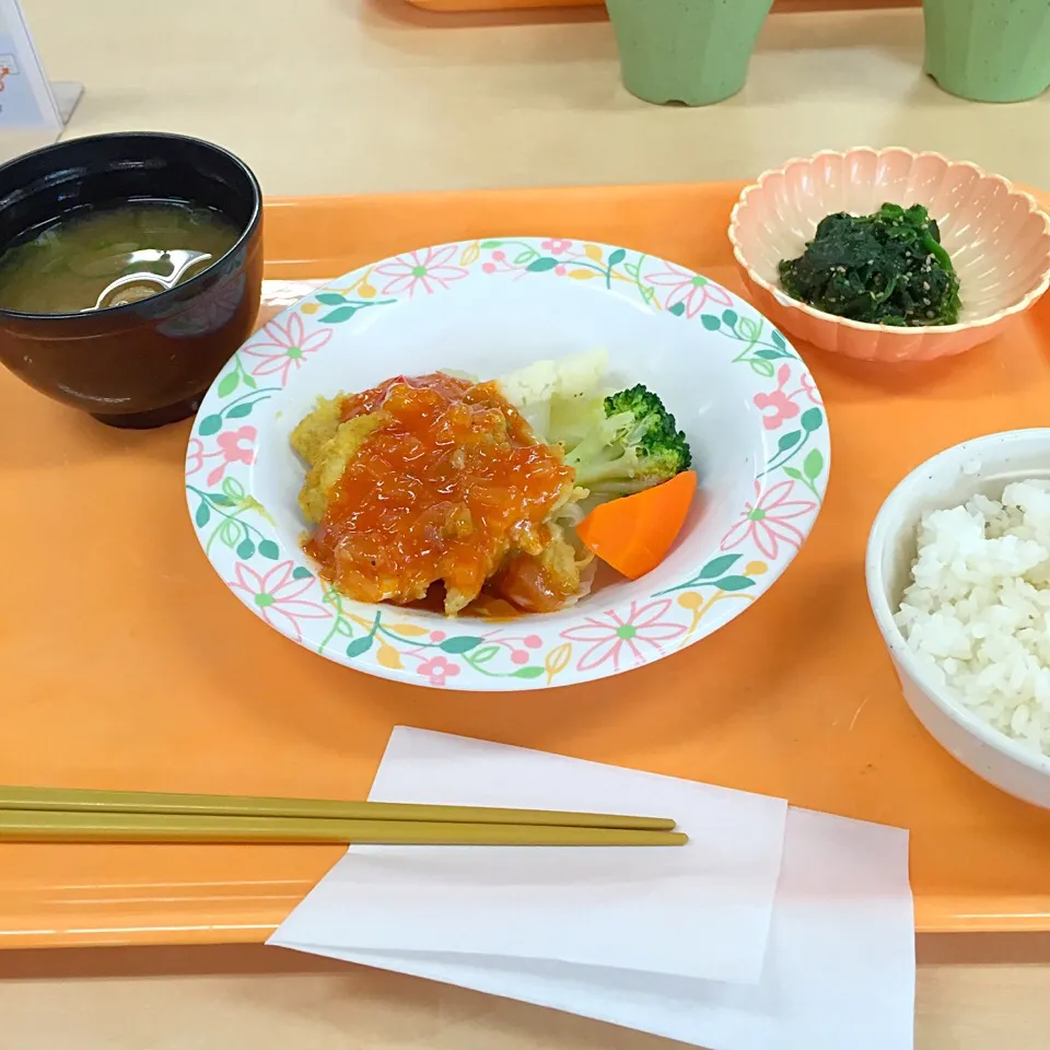 鶏肉と温野菜のサルサソース(^O^)／|すかラインさん