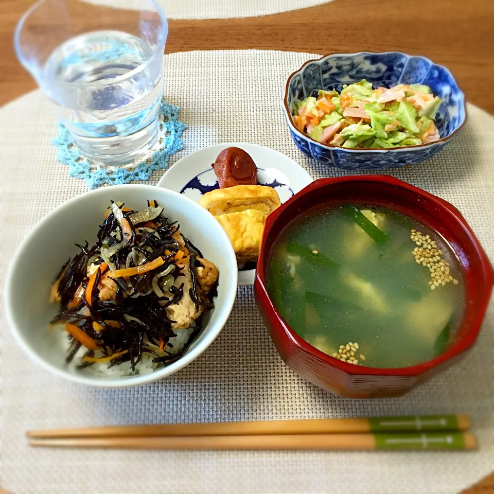 Snapdishの料理写真:今日のお昼ごはん☆ひとりごはん|あさこさん