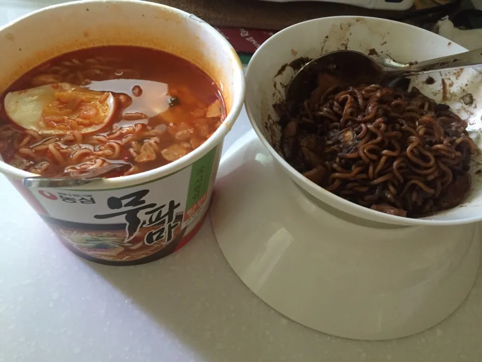 Yummy korean noodle two type flavour|janiceさん