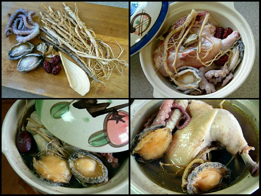 ginseng chicken soup with abalone|steven z.y.さん