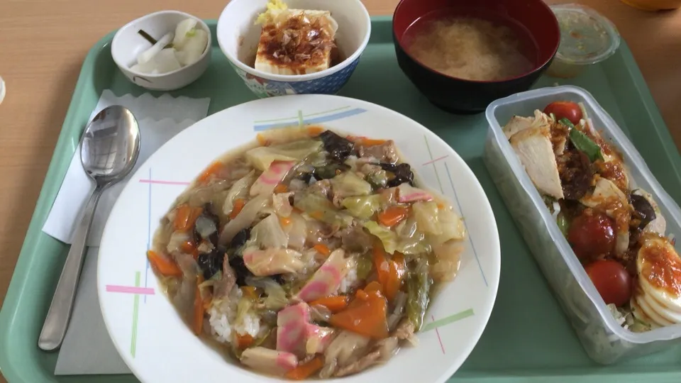 うま煮定食＆サラダ|おっちさん