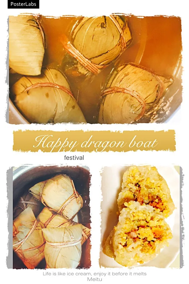 咸肉糭- Rice Dumplings
Happy dragon boat festival!!|Cloeyさん