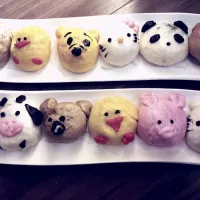 Homemade animal steam buns|Yanti Sbさん