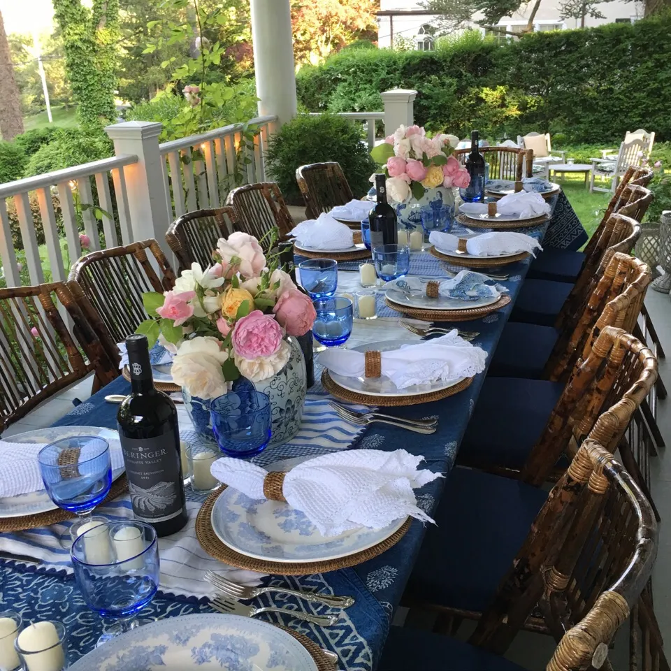 Blue & White tablescapes 💙|🌺IAnneさん