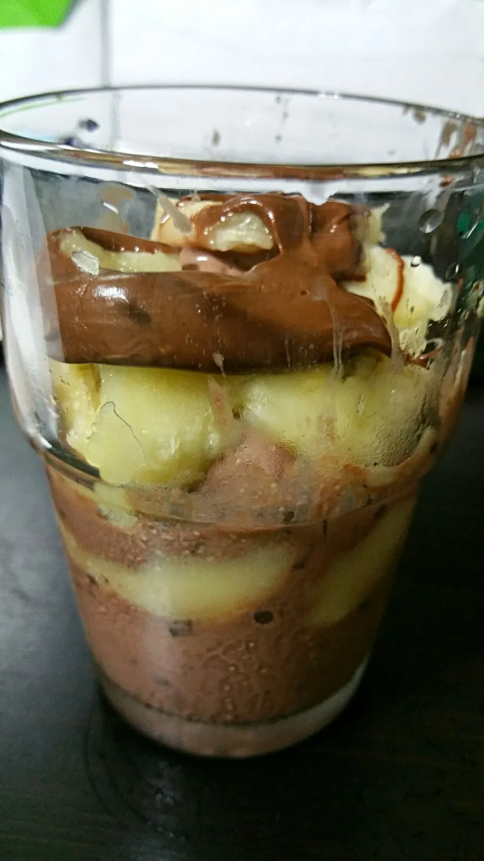 Chocolate Chip Ice cream bananas top with nutella|🌷lynnlicious🌷さん