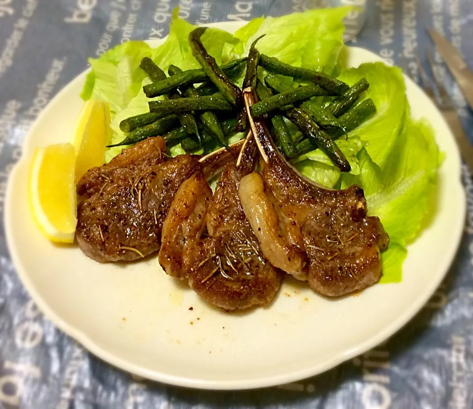 Snapdishの料理写真:ラム肉のソテー|irieさん