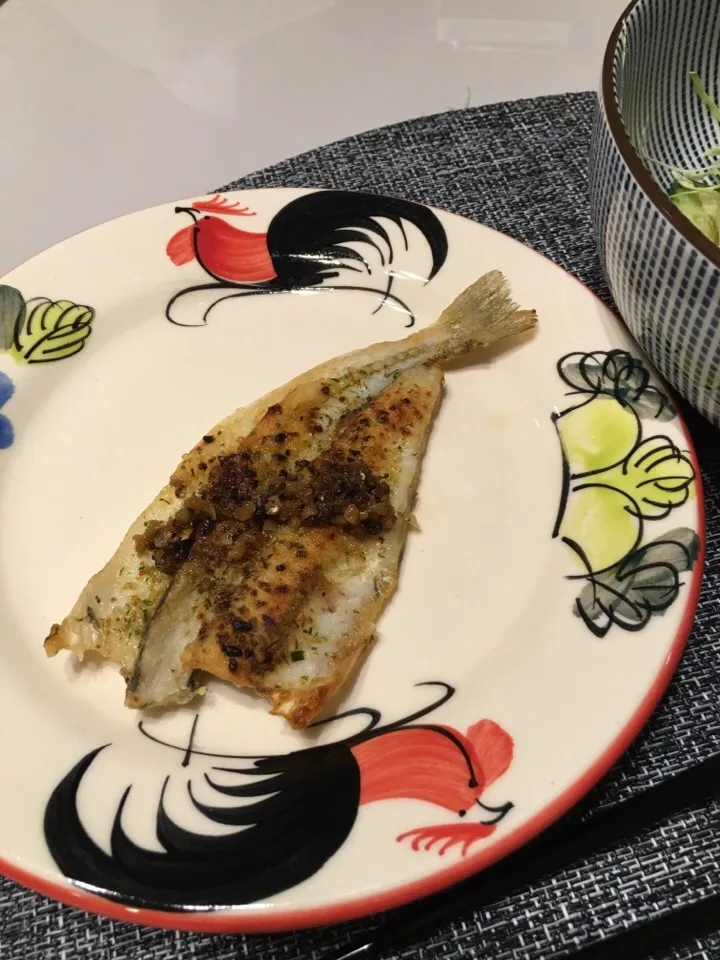 Snapdishの料理写真:シロギス、焼いてみました|takeさん