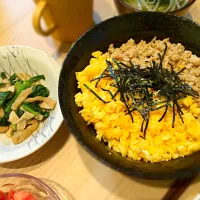 そぼろ丼|たまーまさん