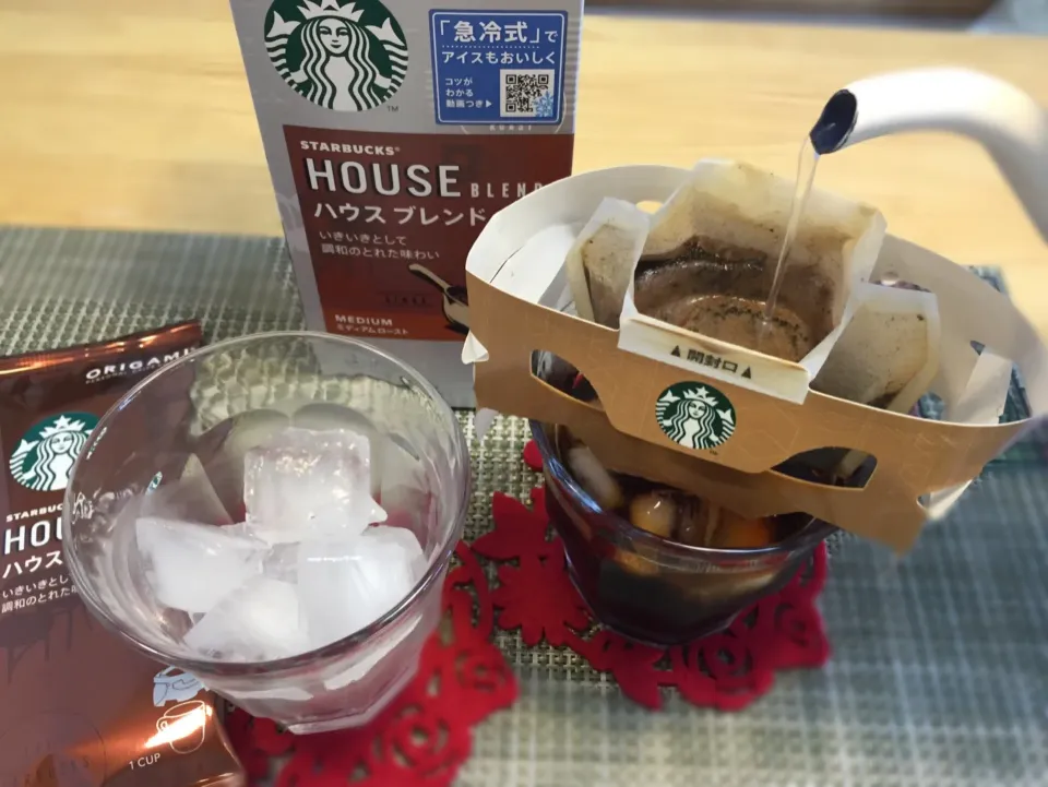 急冷式でアイスコーヒータイム♪|こぐまさん