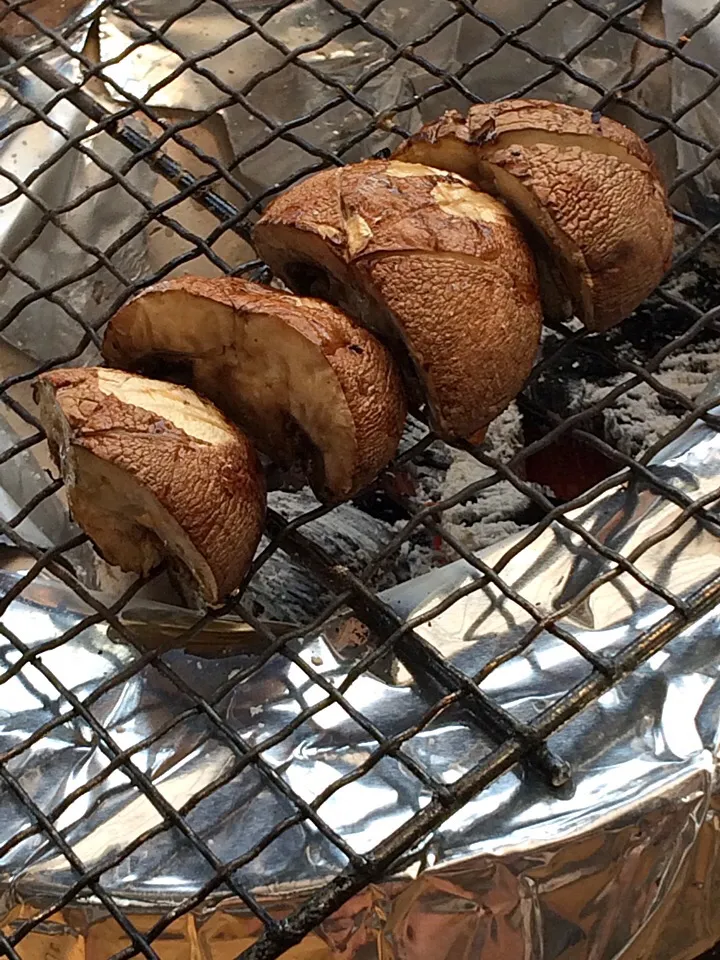 焼きジャンボマッシュルーム。|hiroさん