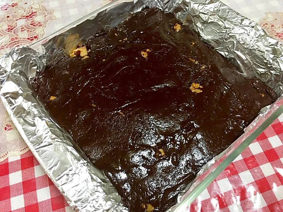 Coconut oil dark chocolate fudge brownie ready to bake ✨Sunday treat|Babyluv Cabrera Ocampoさん