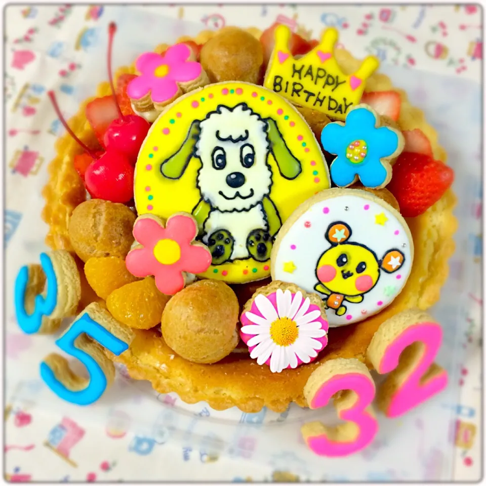 ワンワンうーたん♡お誕生日ケーキ|ぴぃさん