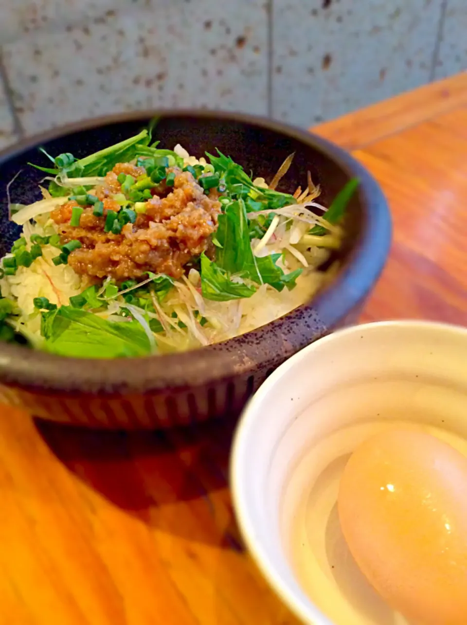 Snapdishの料理写真:土佐ジロー卵かけ味噌ご飯|宇都宮 わら火さん