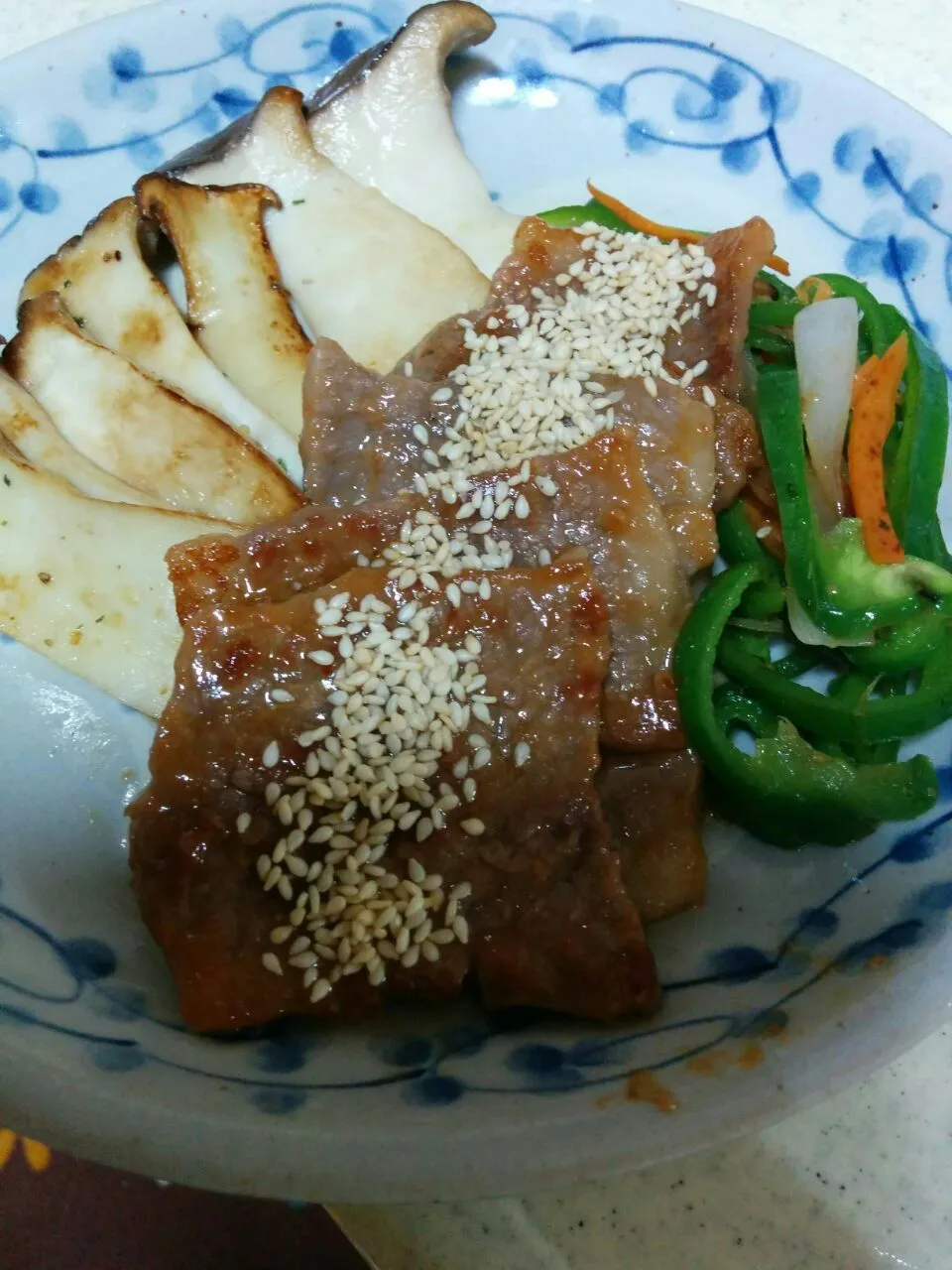 焼き肉と野菜|ちいちゃんさん