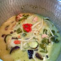 我が家の定番カレー。。グリーンカレー