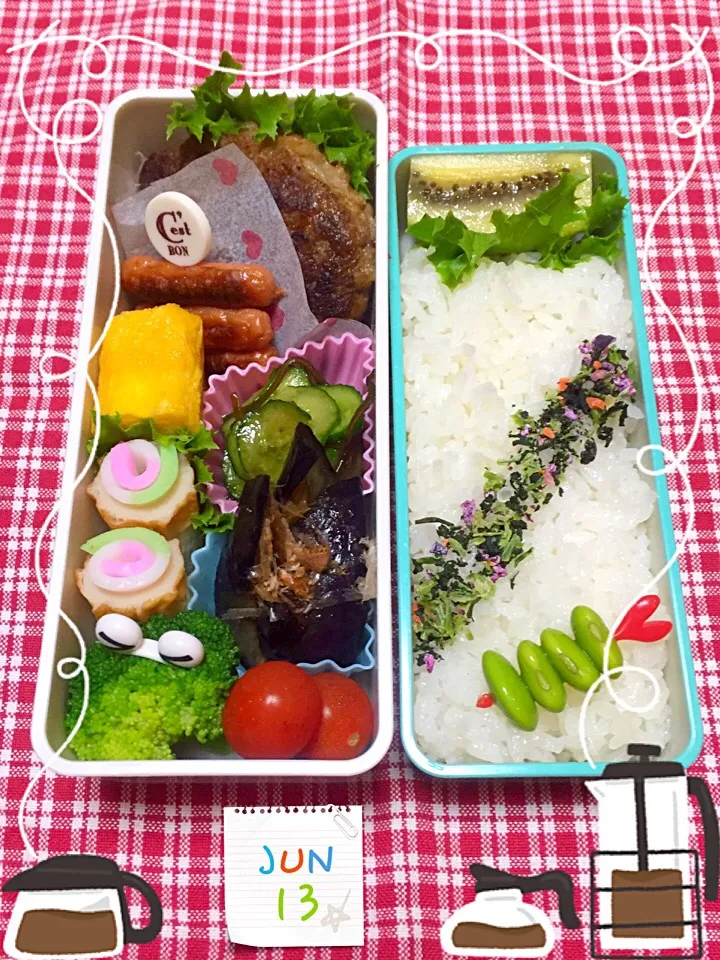 Snapdishの料理写真:高2娘のお弁当|Chiekoさん