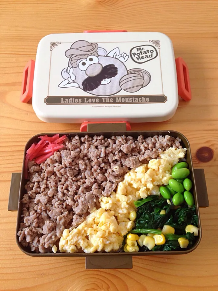 Snapdishの料理写真:6.13そぼろ弁当|まゆさん