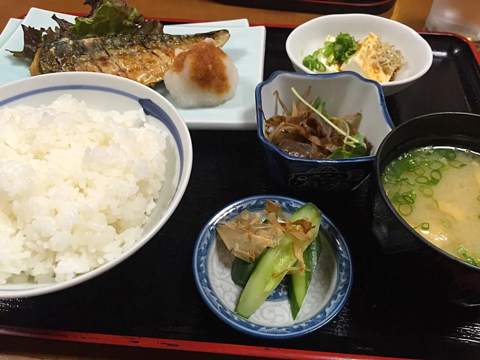 塩サバ定食‼︎|たぁちさん