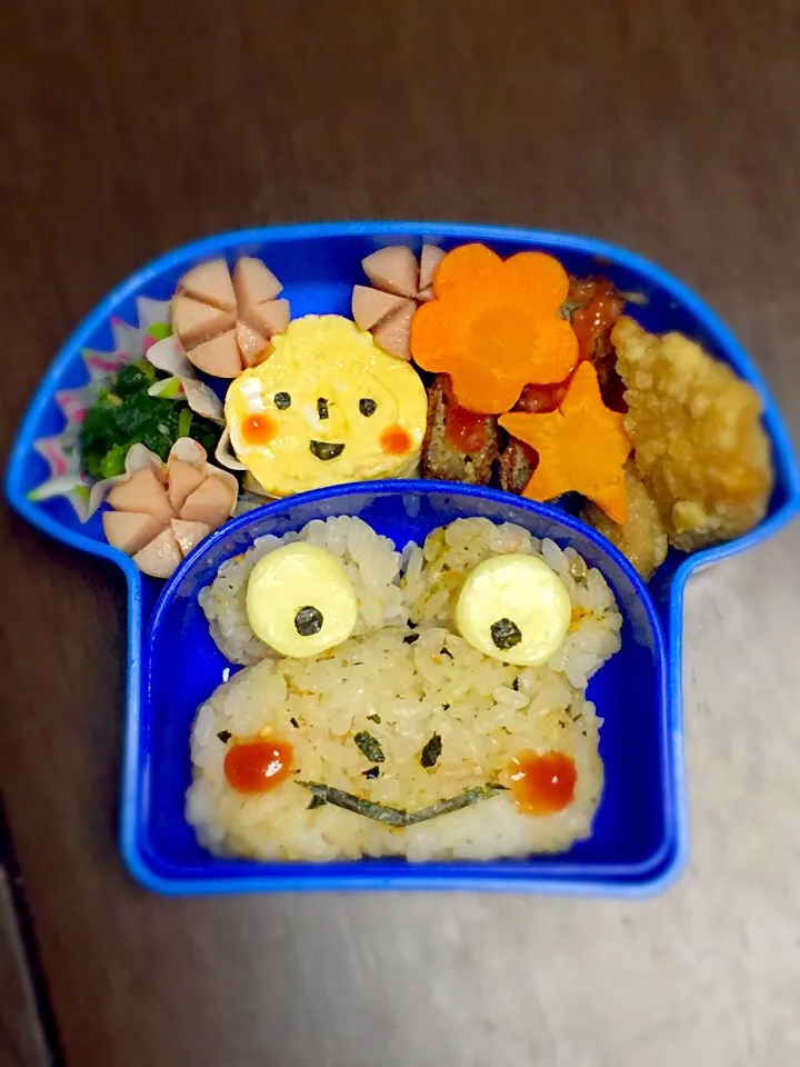 カエルさん弁当|こーこさん