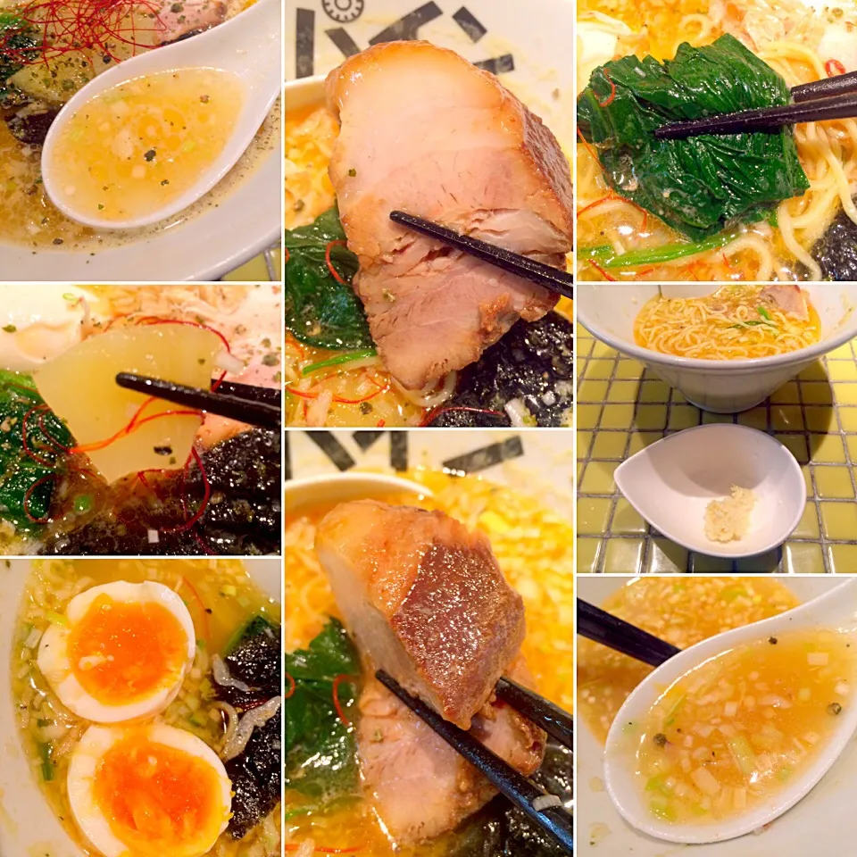 Snapdishの料理写真:パイナップル海老塩ラーメンのあれやこれや〜@パパパパイン|morimi32さん